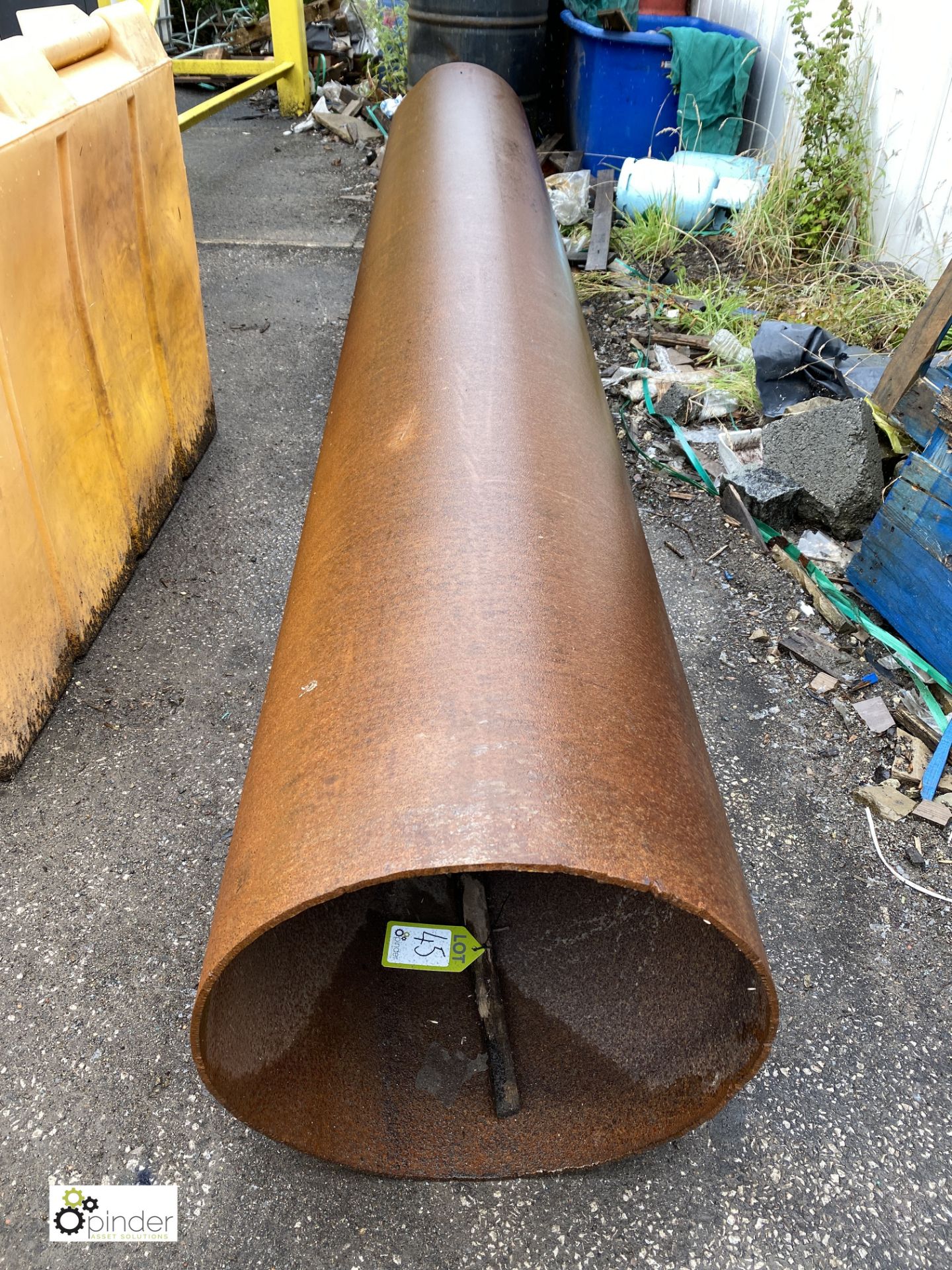 Steel Pipe, approx. 3380mm x 490mm diameter (LOCATION: Station Lane) - Image 2 of 2