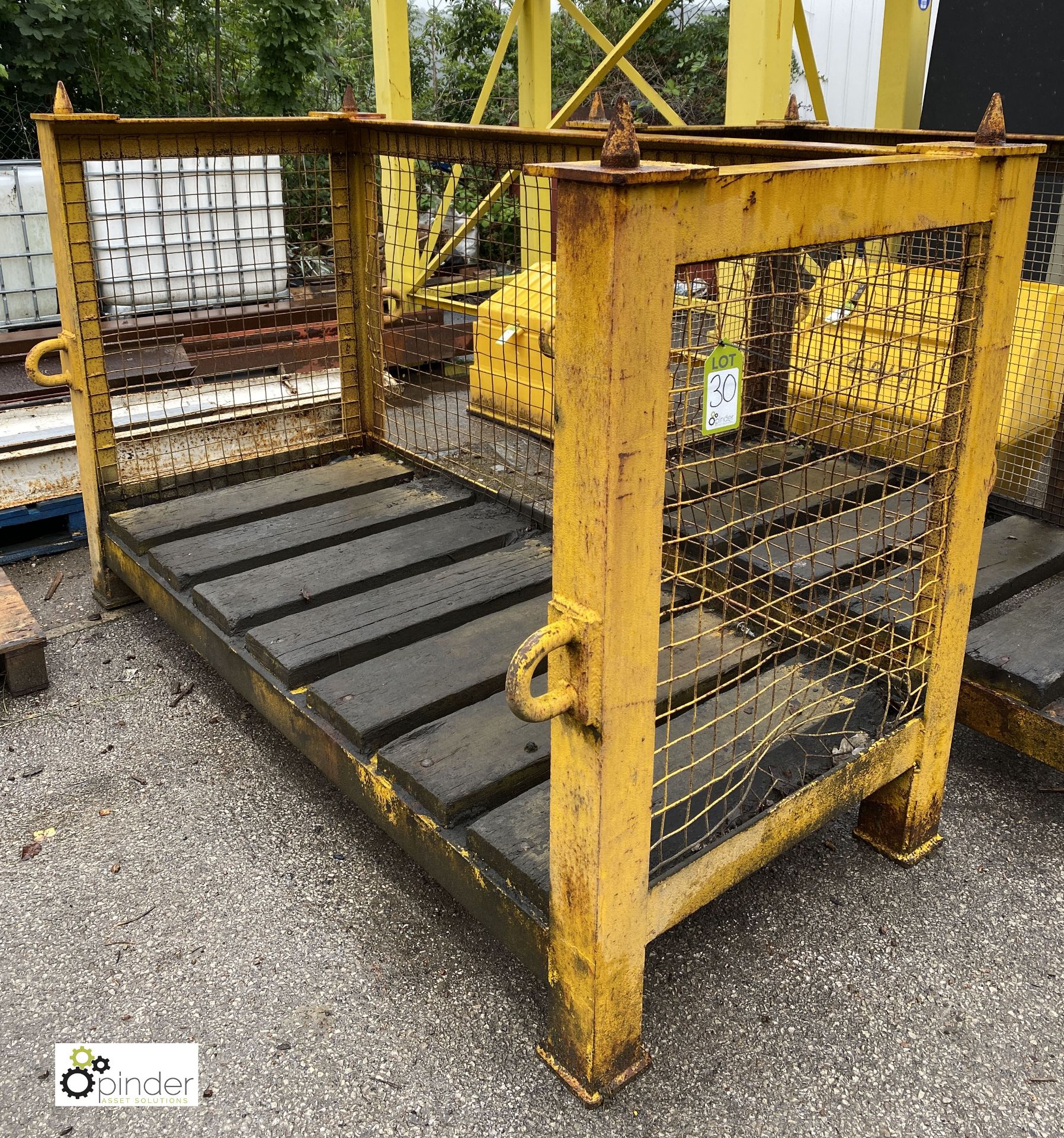 Heavy duty fabricated stackable Stillage, approx. 2075mm x 905mm x 1300mm (LOCATION: Station Lane) - Image 2 of 2