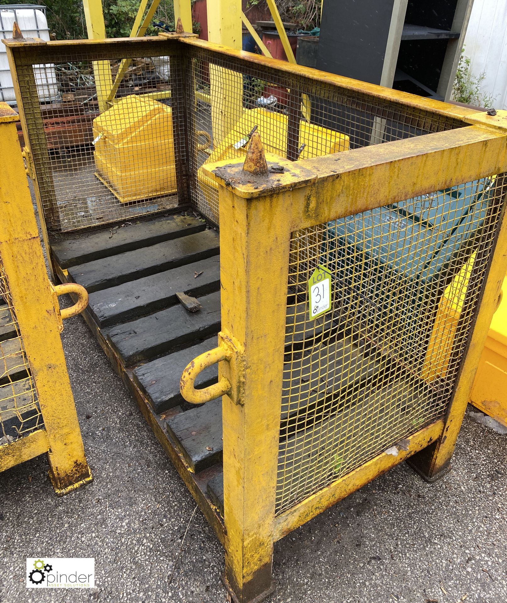 Heavy duty fabricated stackable Stillage, approx. 2075mm x 905mm x 1300mm (LOCATION: Station Lane) - Image 2 of 2