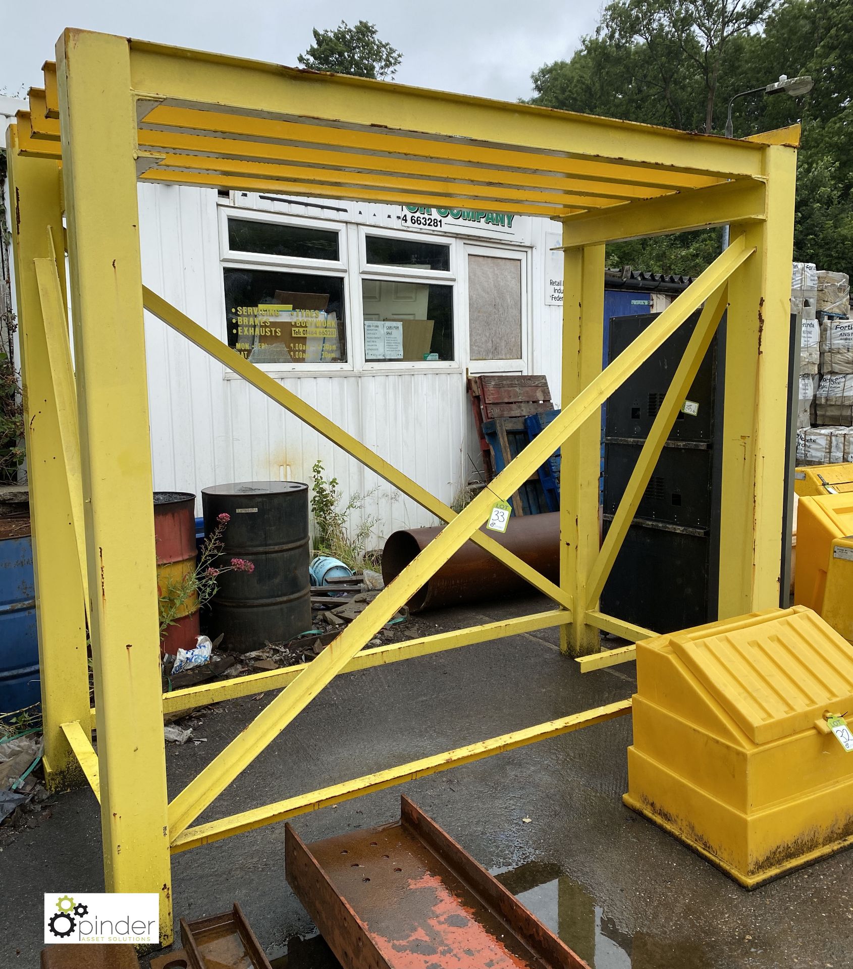 Fabricated IBC Stand, approx. 2730mm x 1200mm x 2480mm (LOCATION: Station Lane) - Image 2 of 3