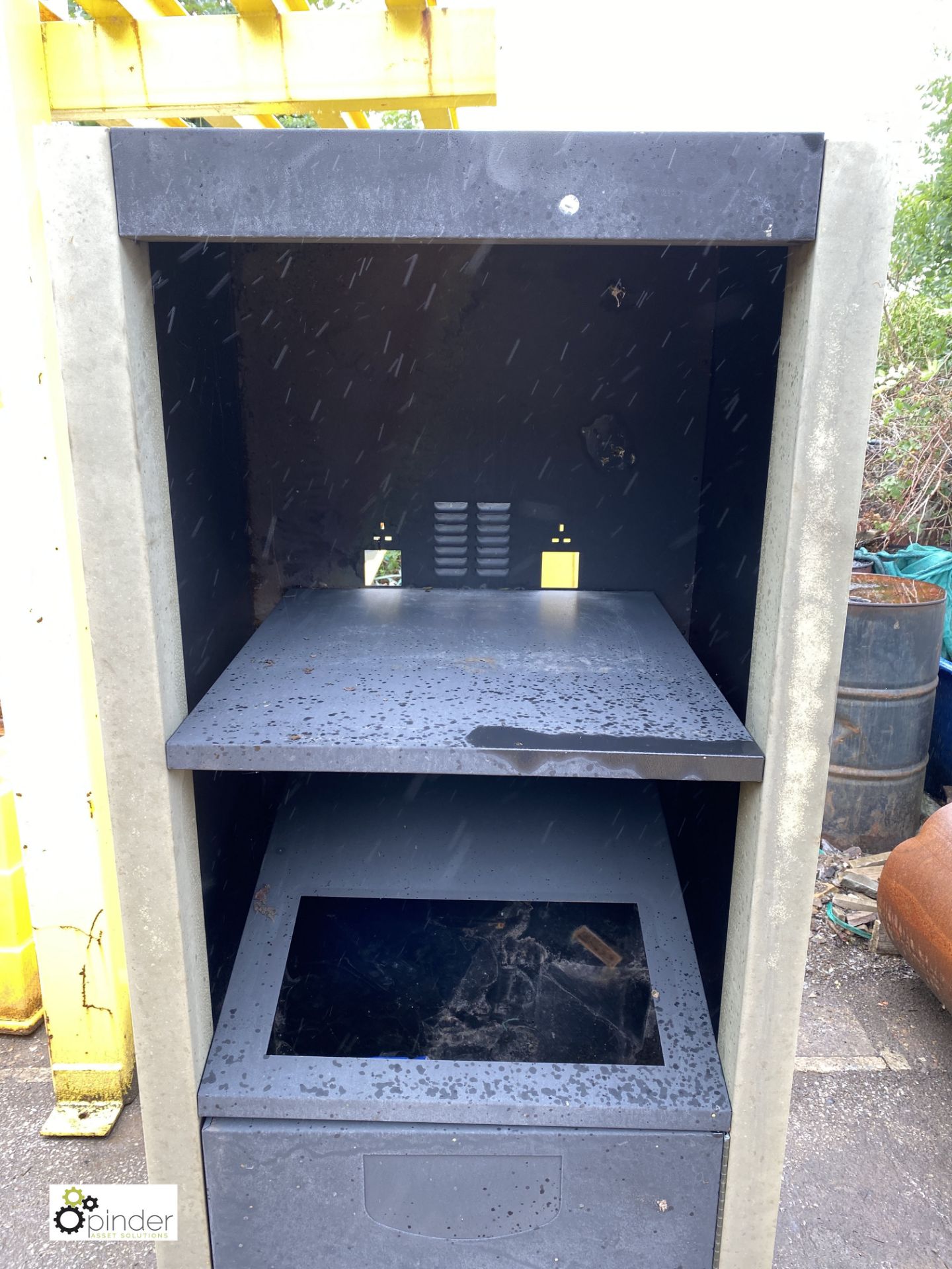 Steel Comms Cabinet, approx. 750mm x 665mm x 1840mm (LOCATION: Station Lane) - Image 2 of 3