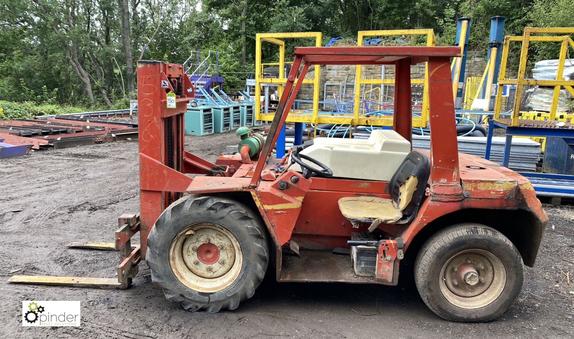 Manitou Buggie MC20 Rough Terrain Forklift Truck, 2000kg capacity, duplex mast, diesel, pneumatic - Image 4 of 24