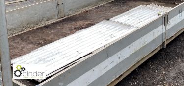 Quantity galvanised corrugated Sheeting (LOCATION: Woodhead Road)