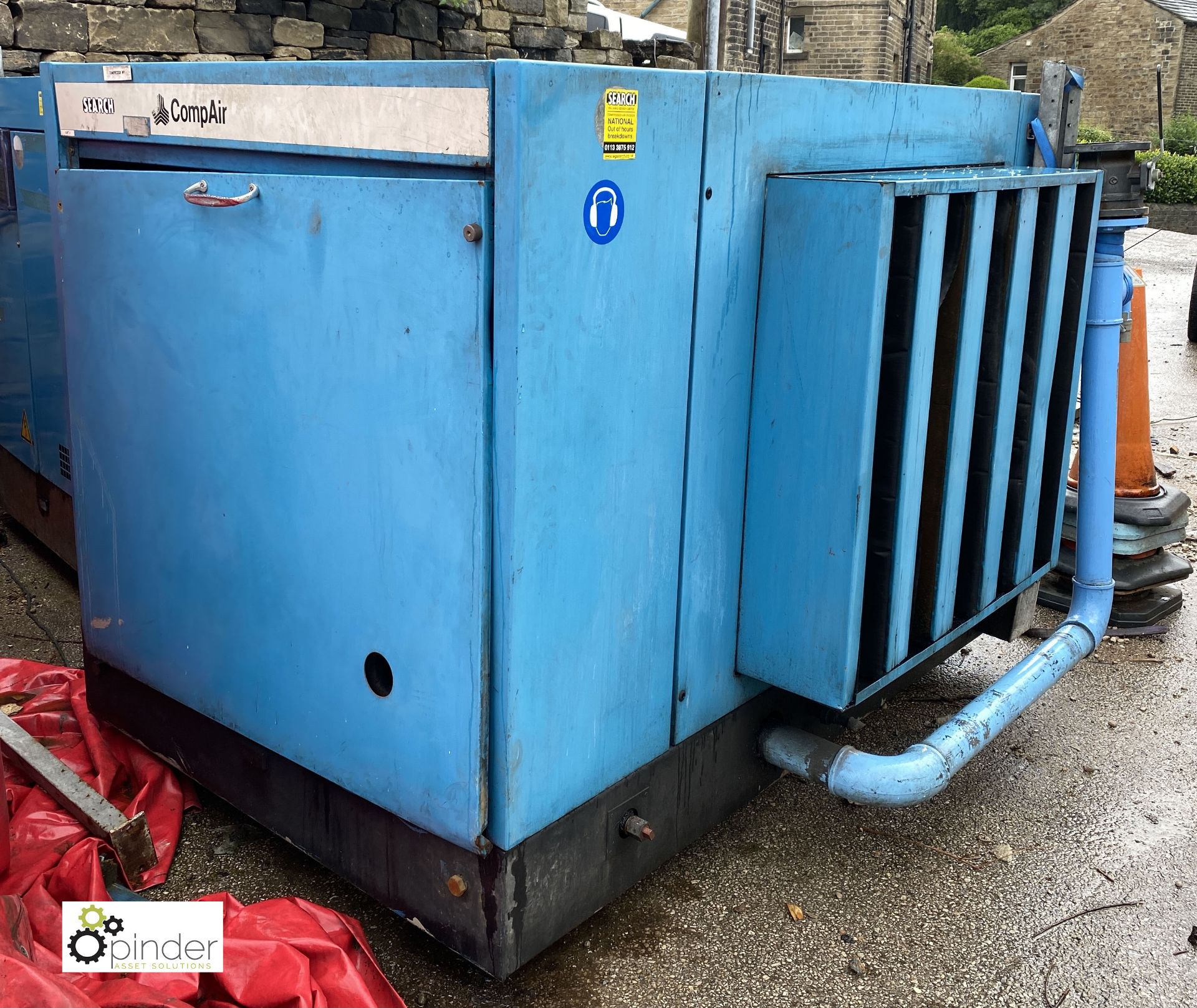 Compair Type 6100 Packaged Air Compressor, Serial No F082/1289, Maximum pressure 7 bar, 75 Kw, 100 - Image 6 of 6