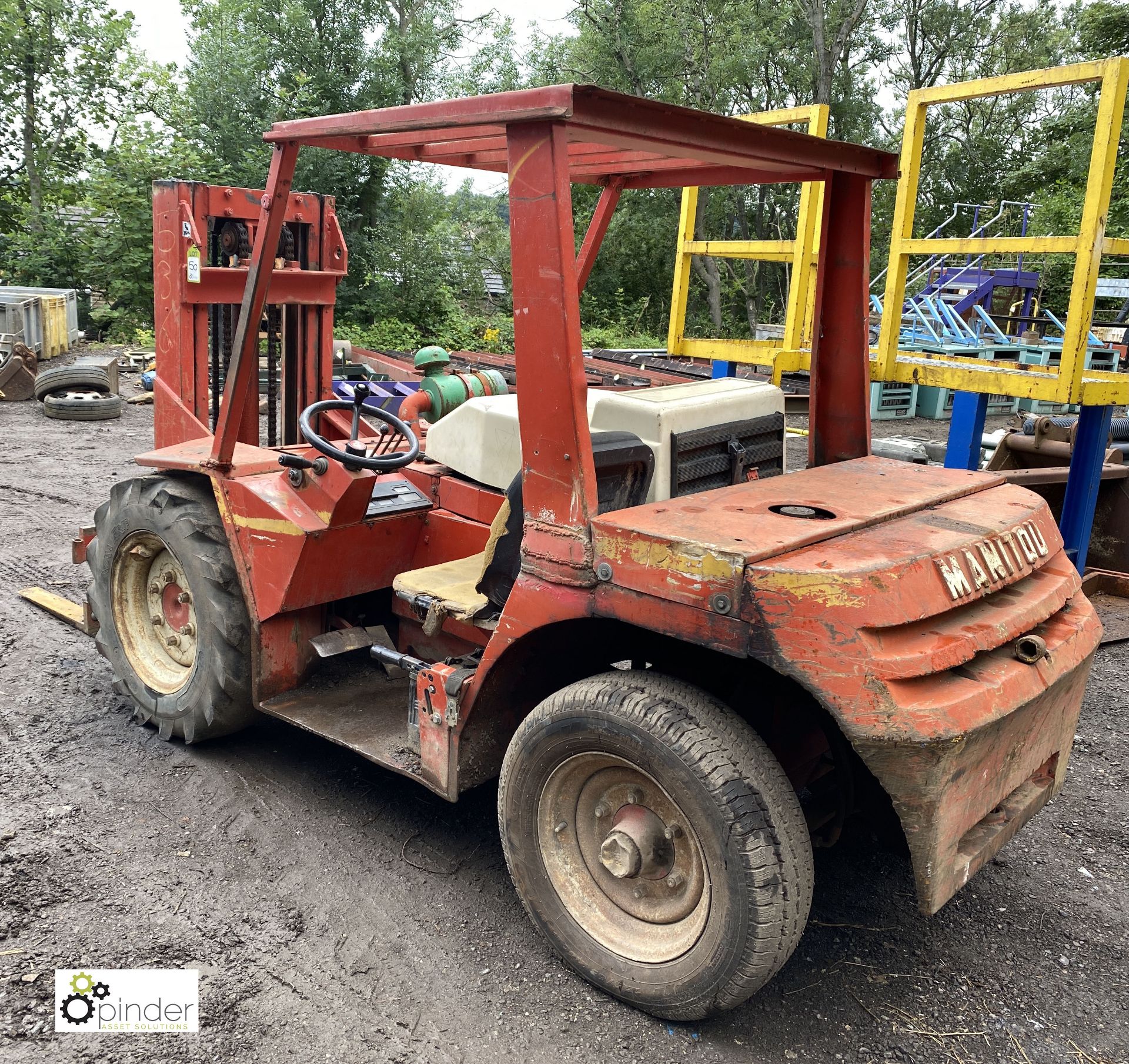 Manitou Buggie MC20 Rough Terrain Forklift Truck, 2000kg capacity, duplex mast, diesel, pneumatic - Image 3 of 24