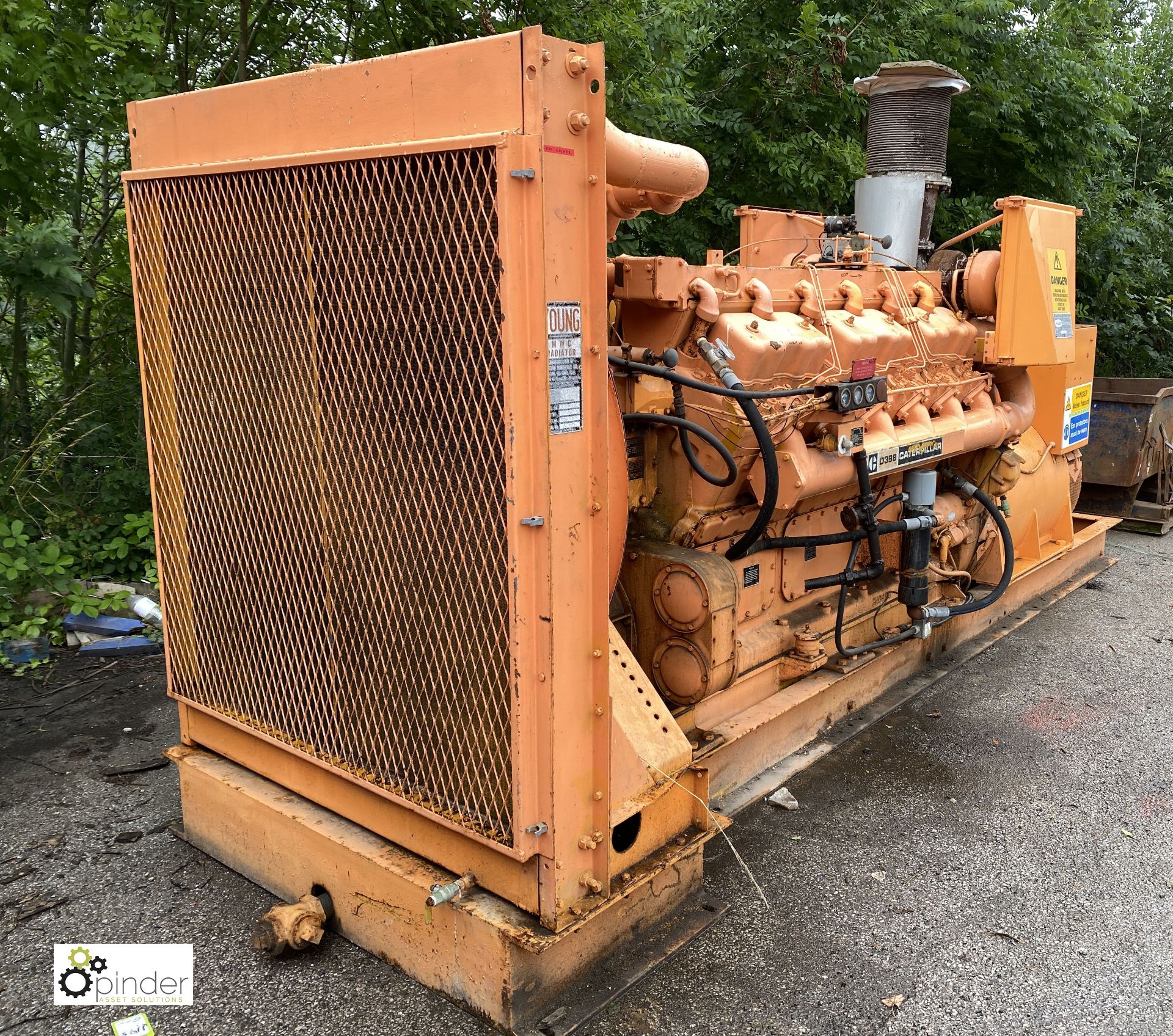 Caterpillar D398 Tamper Synchronous Generator - KVA 575, KW 460, RPM 1000, Volts 460, Amps 722, Code - Image 3 of 11