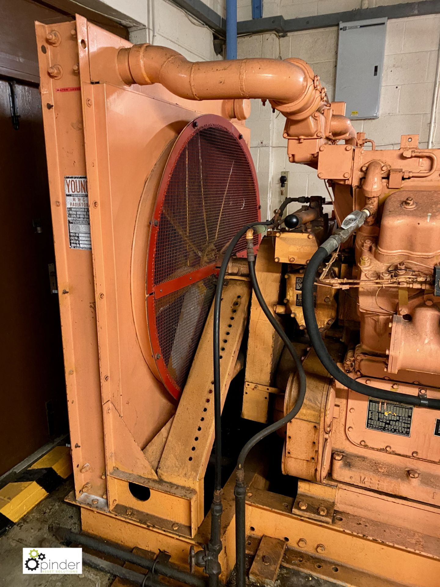 Caterpillar D398 Tamper Synchronous Generator - KVA 575, KW 460, RPM 1000, Volts 460, Amps 722, Code - Image 8 of 11