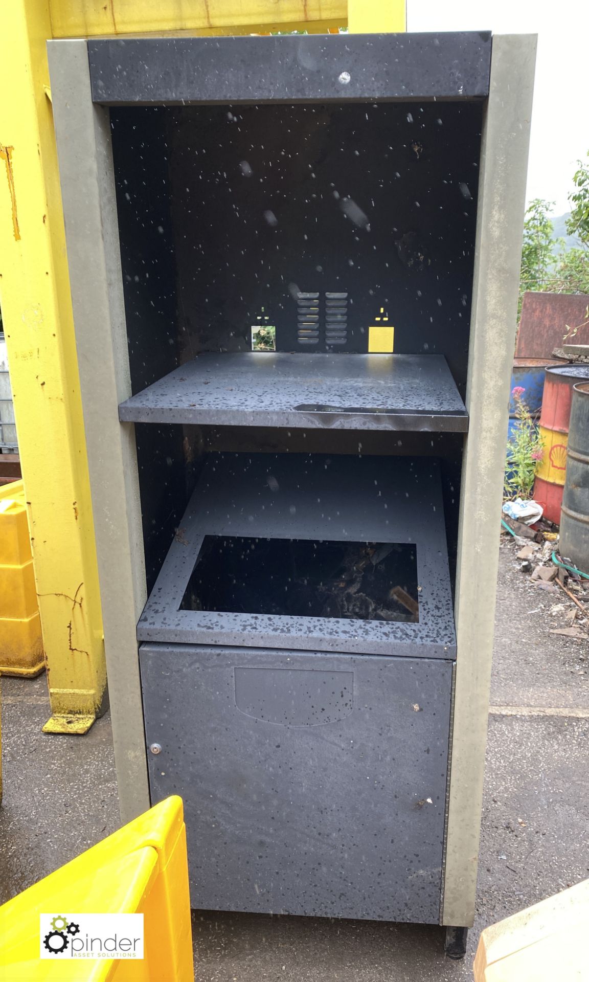 Steel Comms Cabinet, approx. 750mm x 665mm x 1840mm (LOCATION: Station Lane)