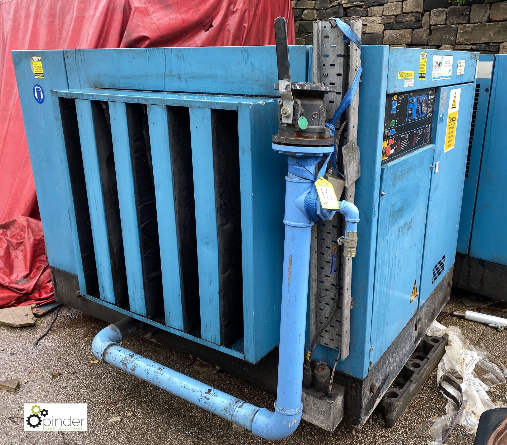 Compair Type 6100 Packaged Air Compressor, Serial No F082/1289, Maximum pressure 7 bar, 75 Kw, 100 - Image 5 of 6