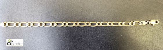 Gold Figueroa link Bracelet, 14 carat, approx. 14g