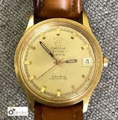 Omega F300Hz Gents Watch, with Observatory engraved on back