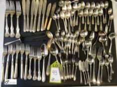 Quantity plated Cutlery, inc knives, forks, spoons, etc