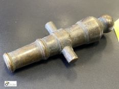 Brass miniature Canon, 5¼in long