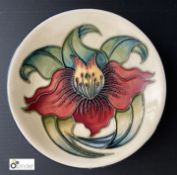 Moorcroft Anna Lily Tray, model 780/4, 10cm diameter, designed by Nicola Slaney