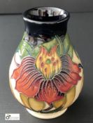 Moorcroft Anna Lily Bud Vase, approximately 9cm tall, designed by Nicola Slaney