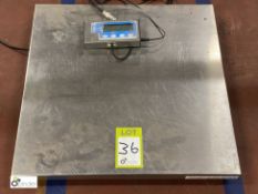 Brecknell Platform Scales, with WS300-55 digital read out, 300kg x 0.05kg (on ground floor)