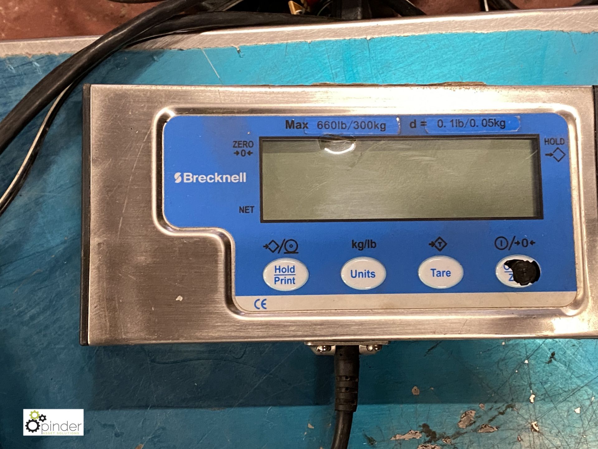 Brecknell Platform Scales, with WS300-55 digital read out, 300kg x 0.05kg (on ground floor) - Image 2 of 2