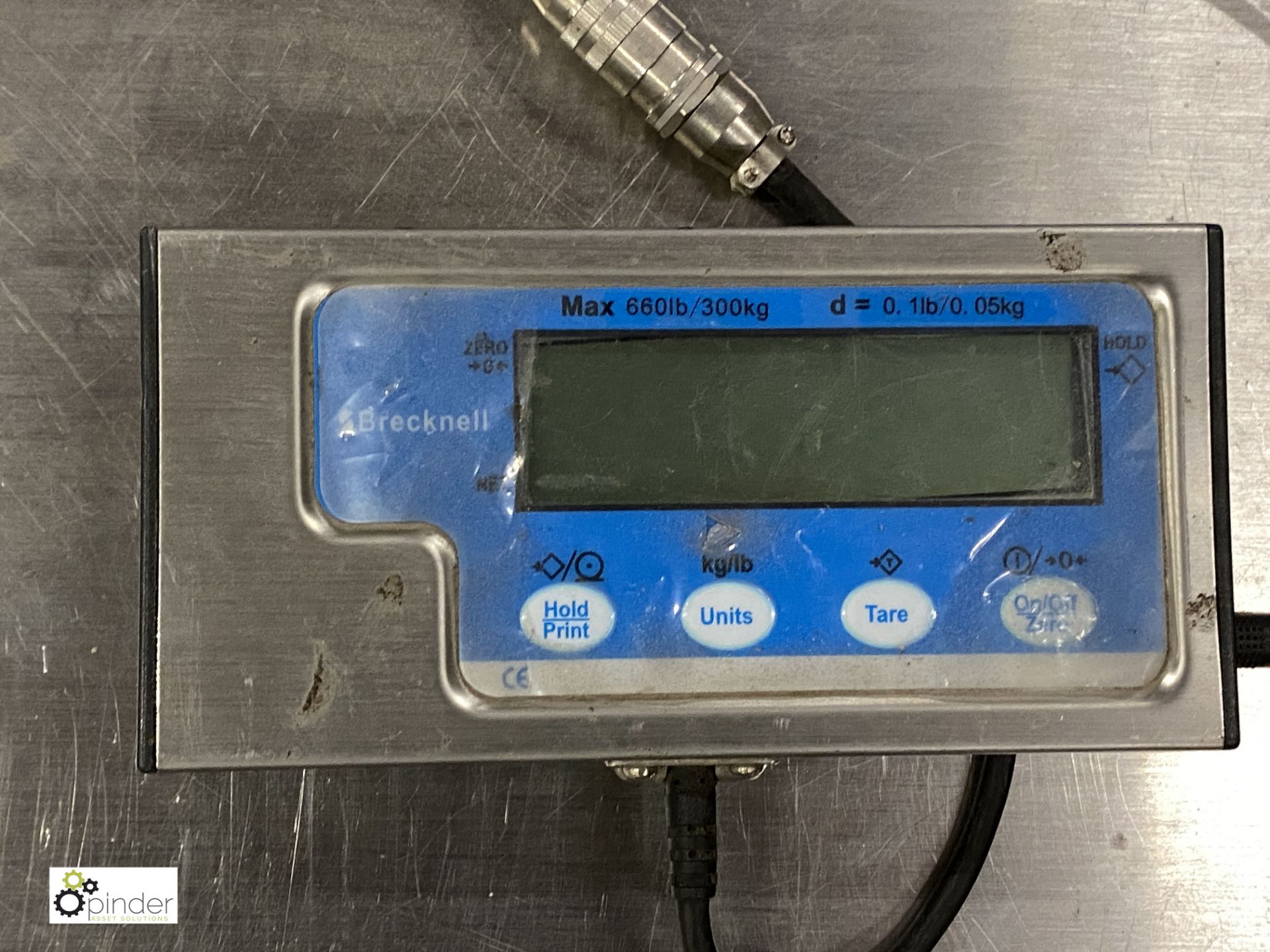 Brecknell Platform Scales, with WS300-55 digital read out, 300kg x 0.05kg (on ground floor) - Image 2 of 2