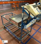 Trolley mounted Avery Berkel Platform Scales, 600mm x 400mm, with digital read out (on ground