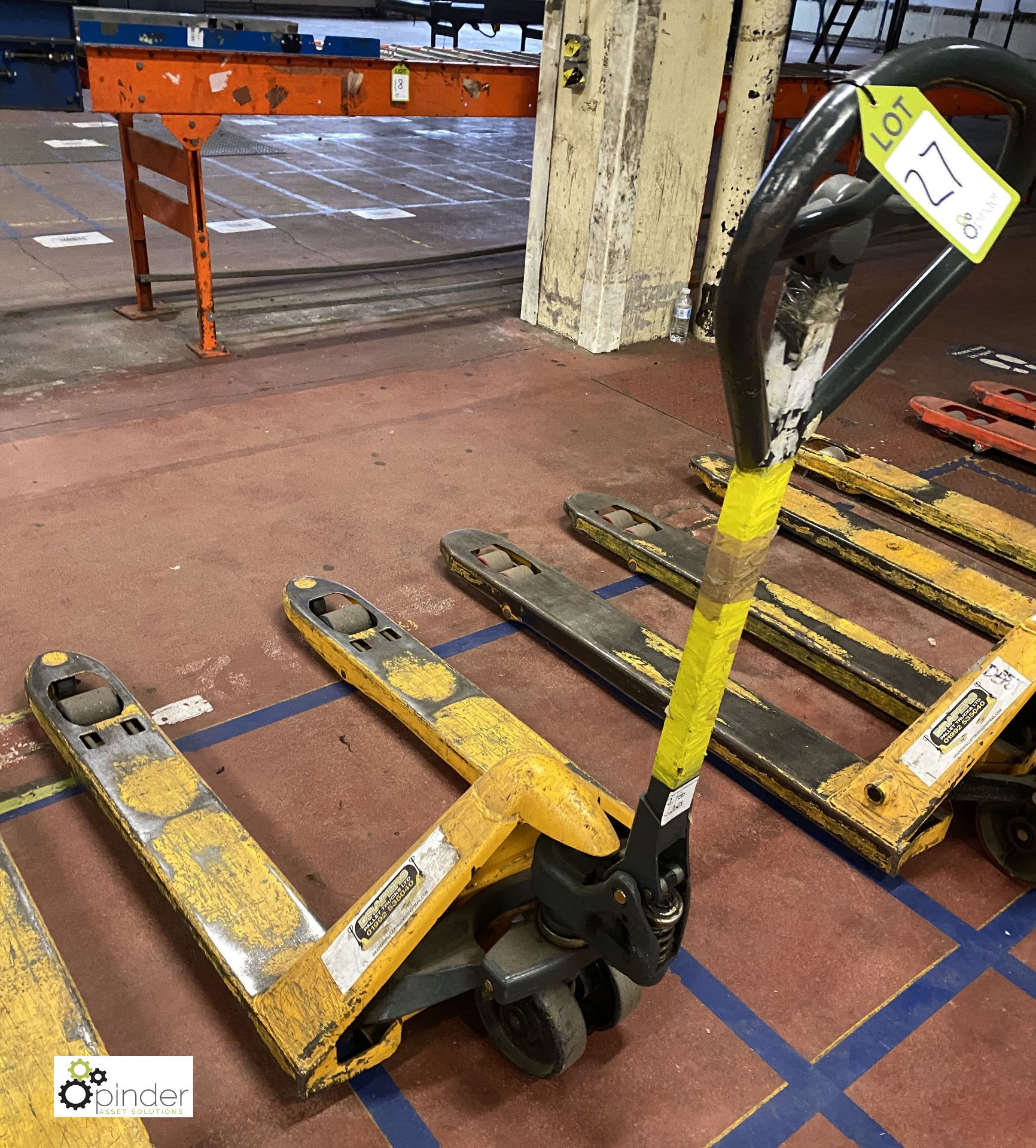 Jungheinrich wide tine Pallet Truck (on ground floor) - Image 2 of 2