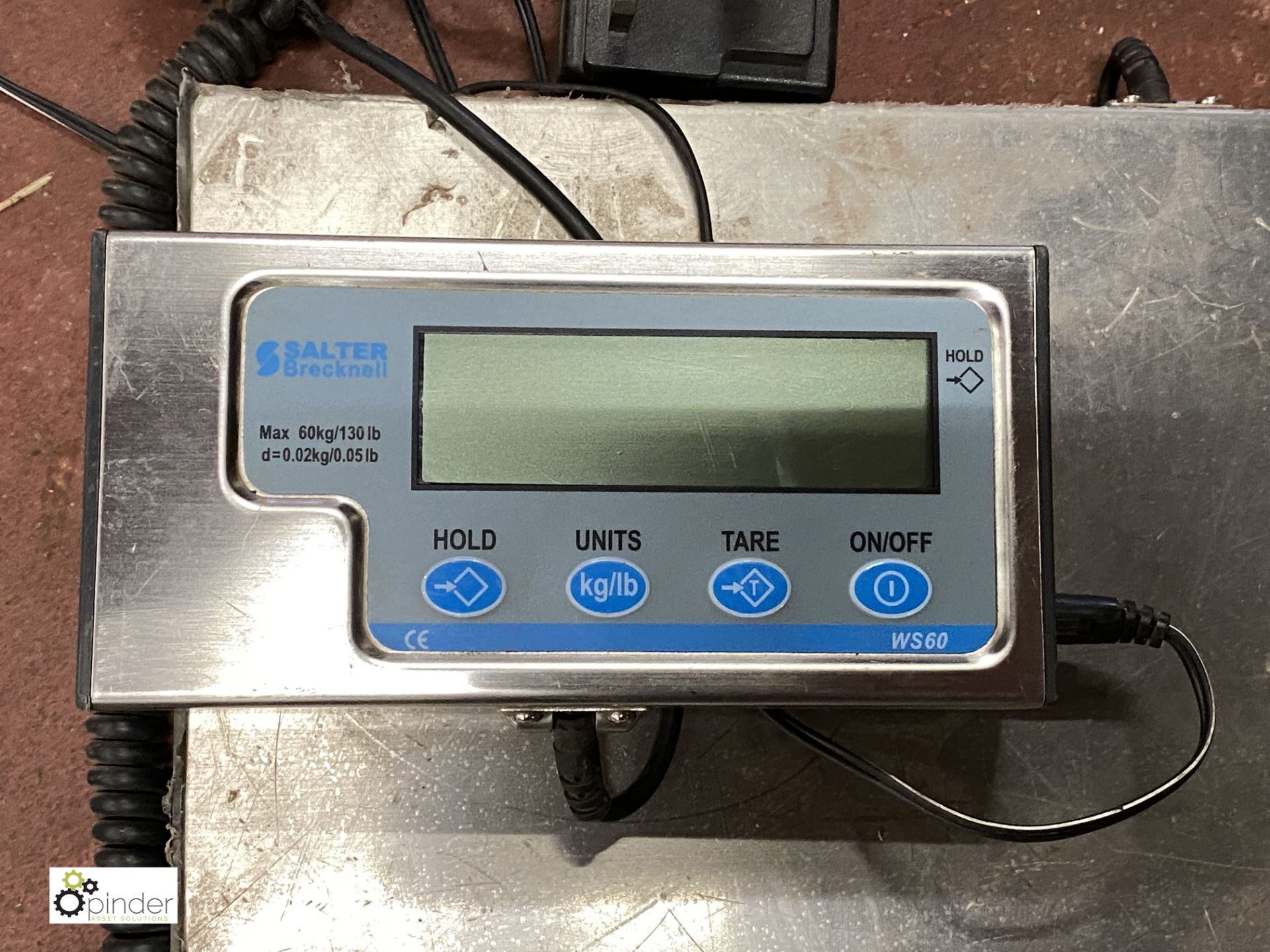 Brecknell Platform Scales, with WS120 digital read out, 120kg x 0.05kg (on ground floor) - Image 2 of 2