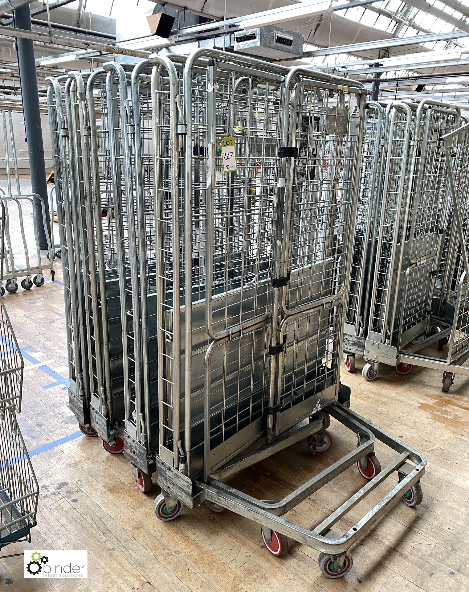 4 mobile Folding Cages (on first floor)