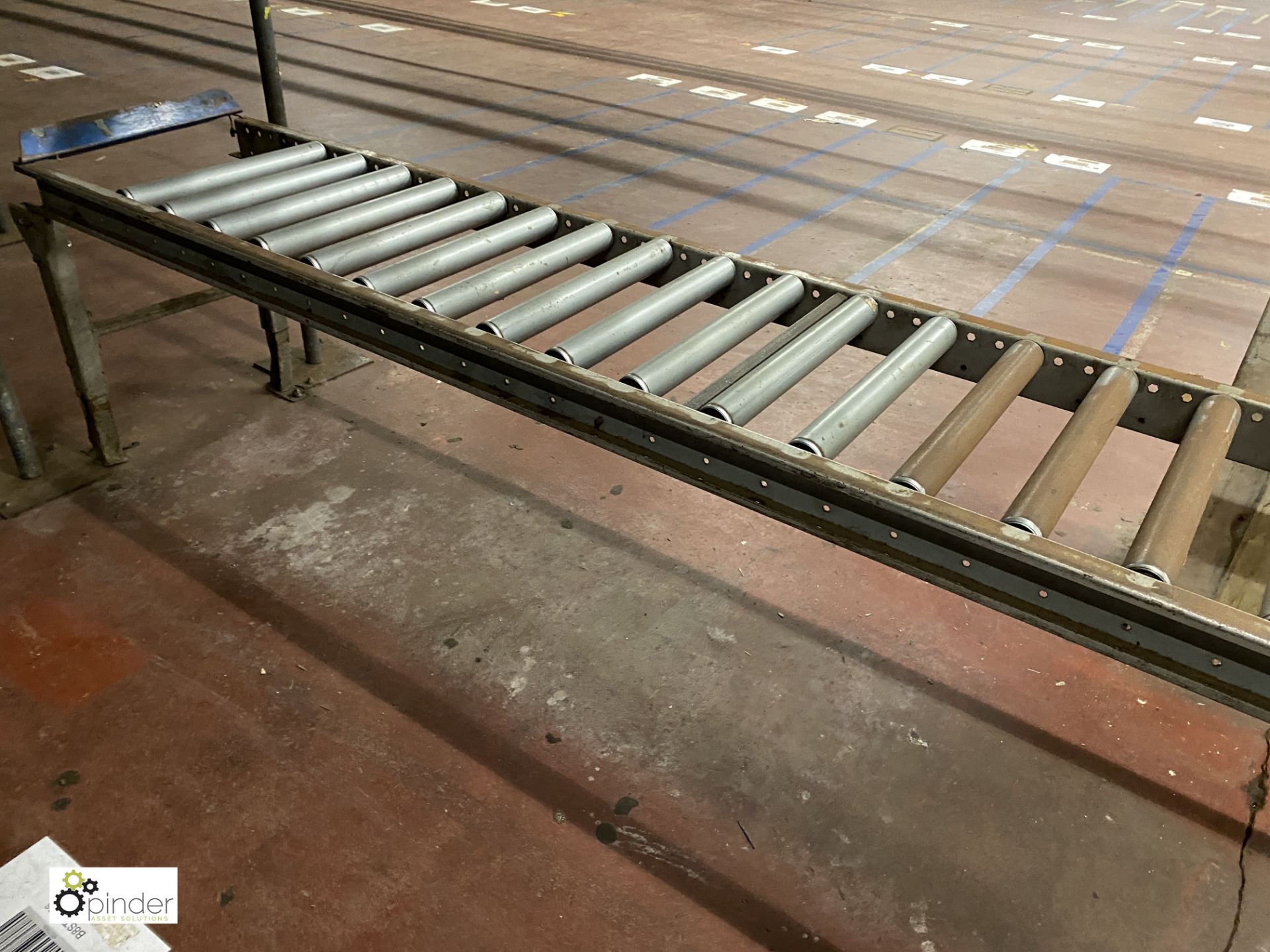 Length Roller Conveyor, 12m long, 440mm roller width (on ground floor) - Image 4 of 5