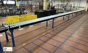 Length Roller Conveyor, 15m long, 500mm roller width, recently installed (on ground floor)