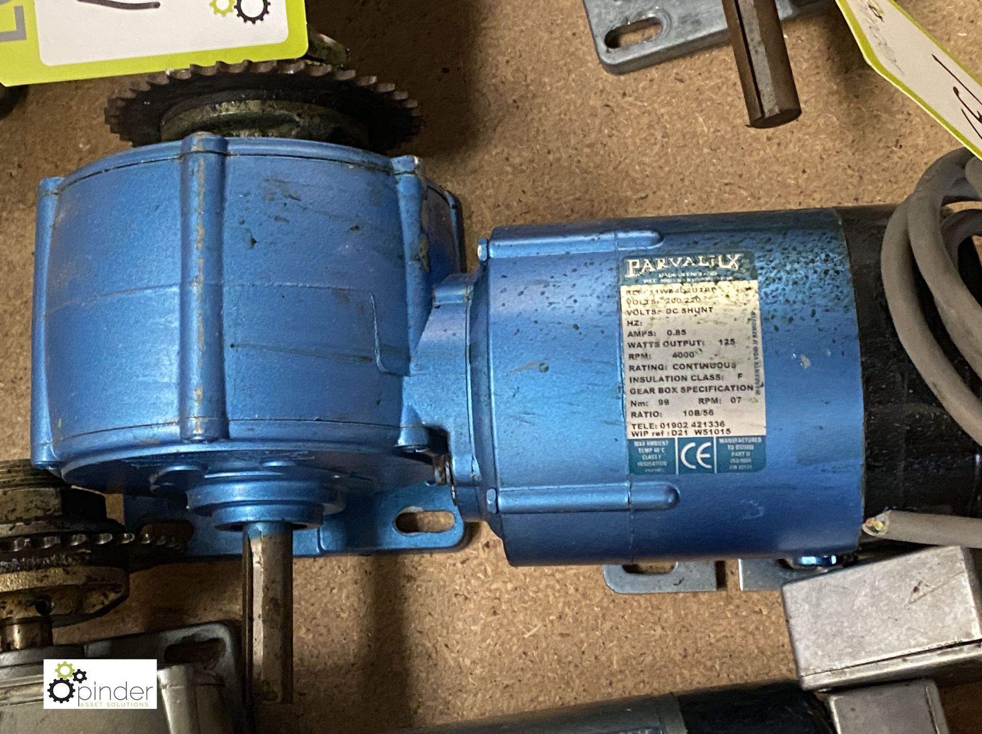 Paravalux Geared Motor, 4000rpm - Image 2 of 3