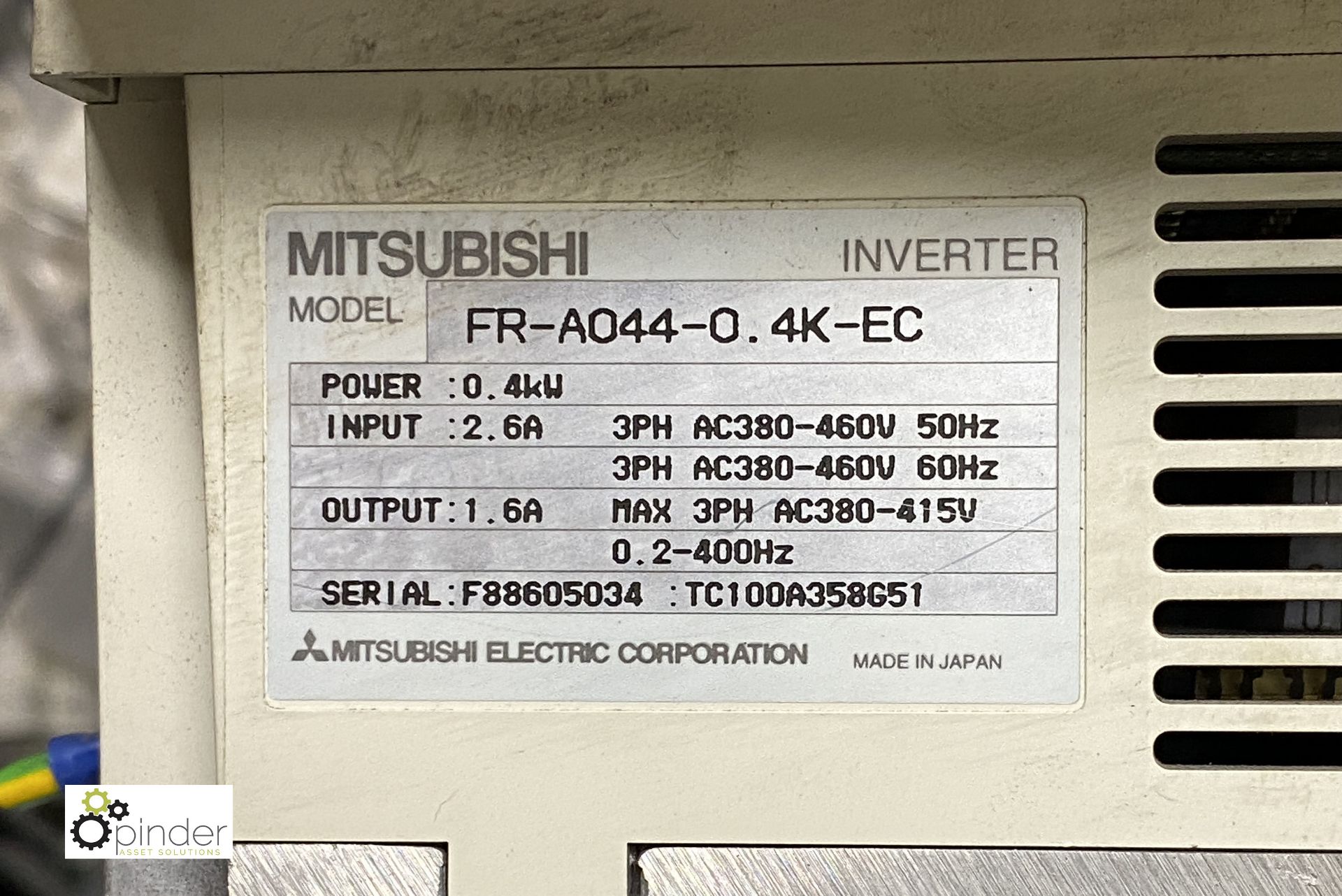 Mitsubishi FR-A044 Inverter - Image 2 of 2