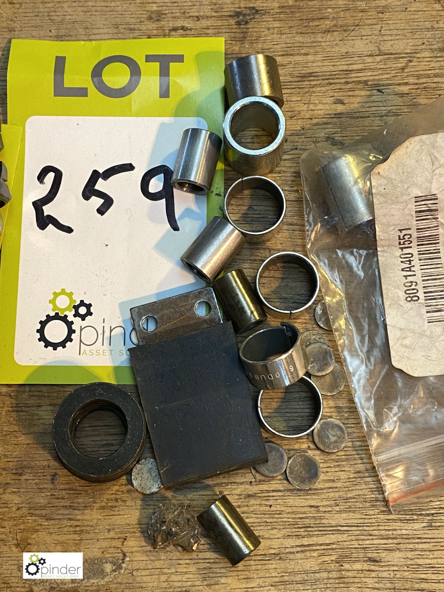 Quantity various Glazier Bushes and Washers for Bobst