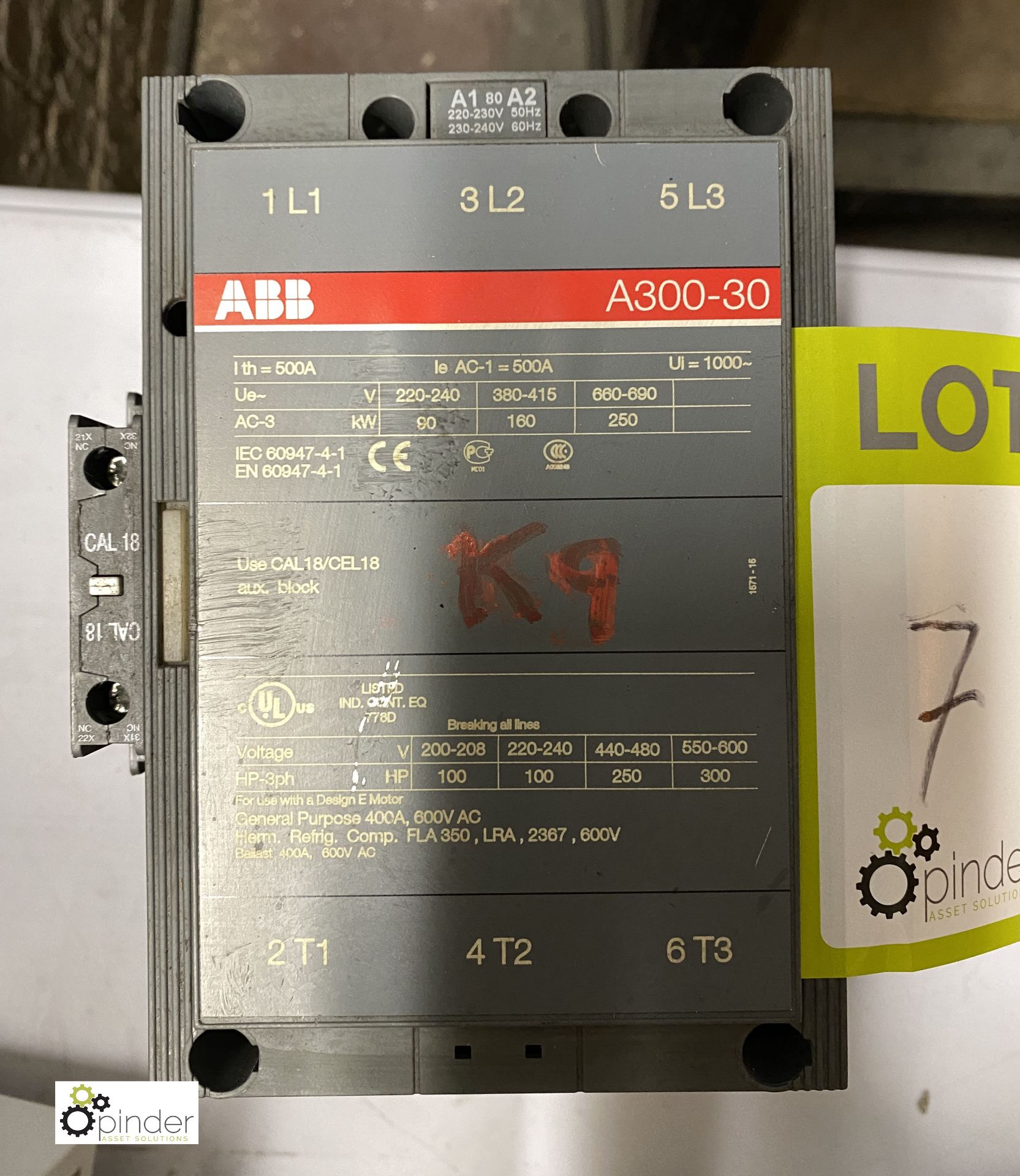 ABB A300-30 Contactor