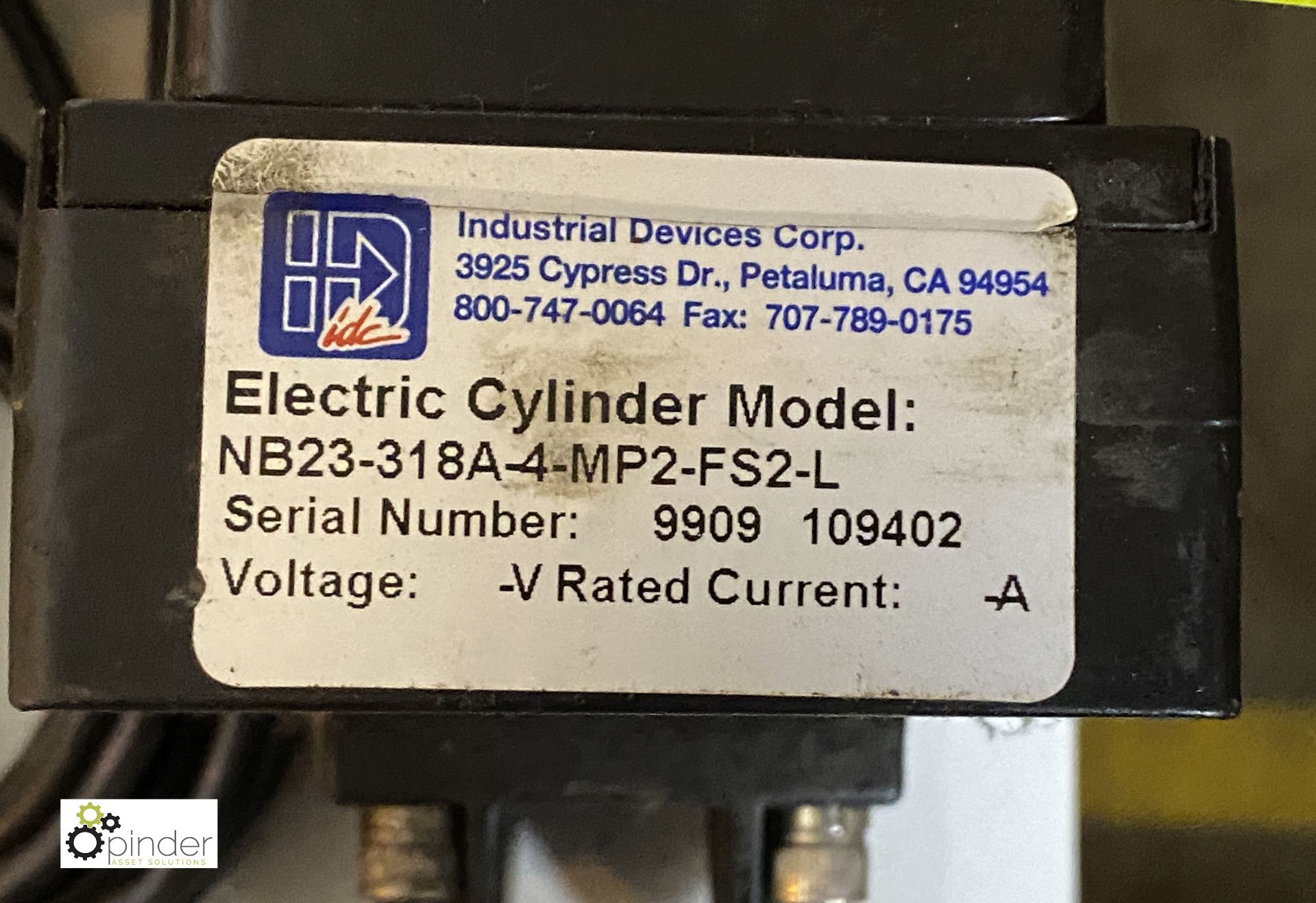 I.D. NB-23-318A Electric Cylinder - Image 3 of 3