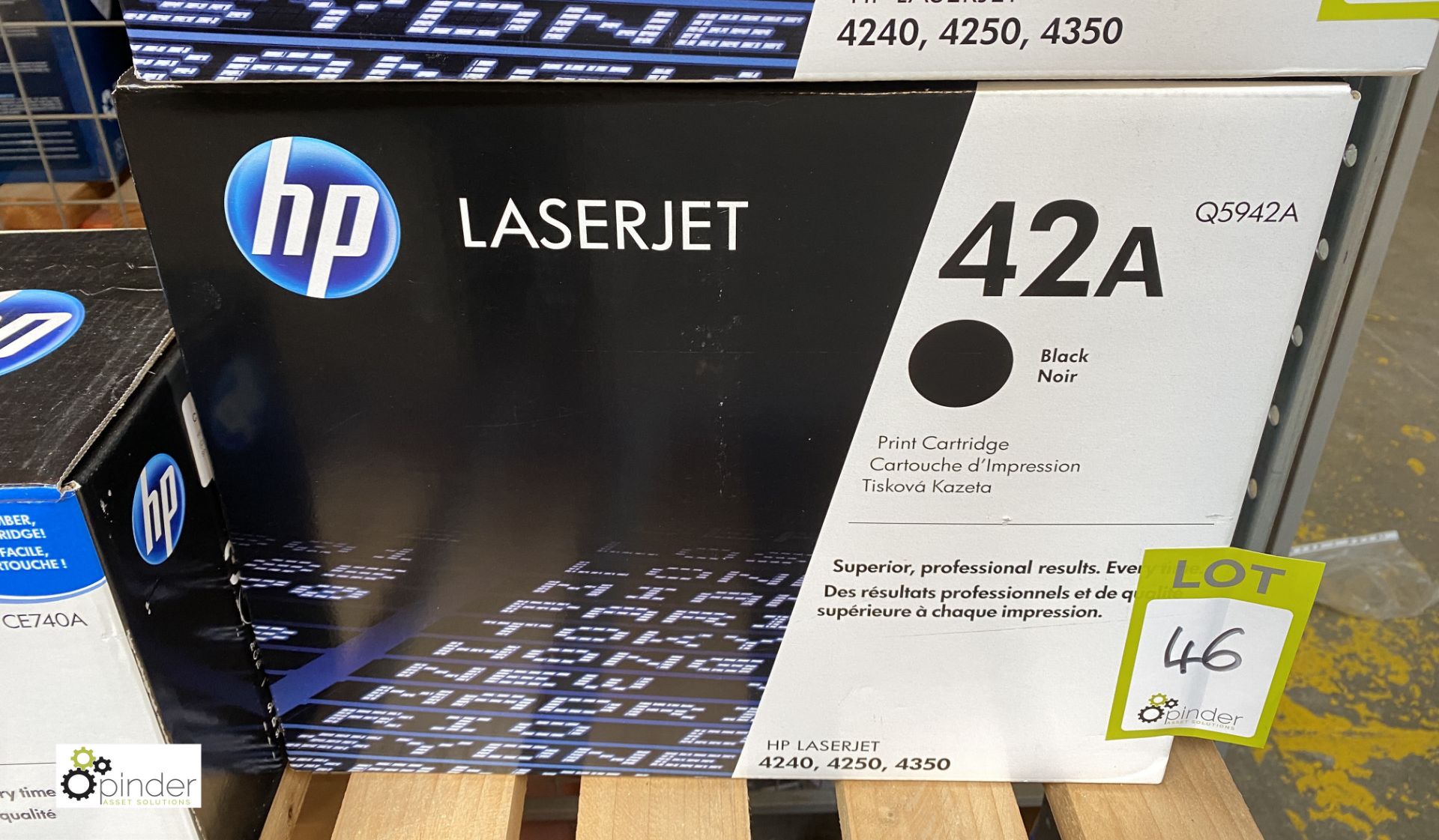 HP 42A Print Cartridge, black, boxed and unused