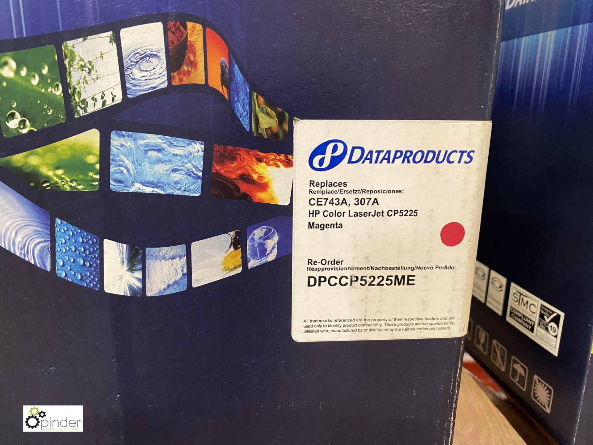 Data Products Toner Cartridge, magenta for HP CE743A, 307A, boxed and unused - Image 2 of 2