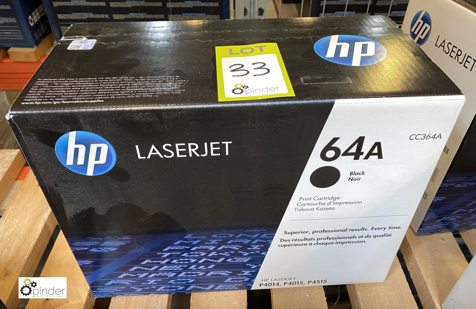 HP 64A Print Cartridge, black, boxed and unused