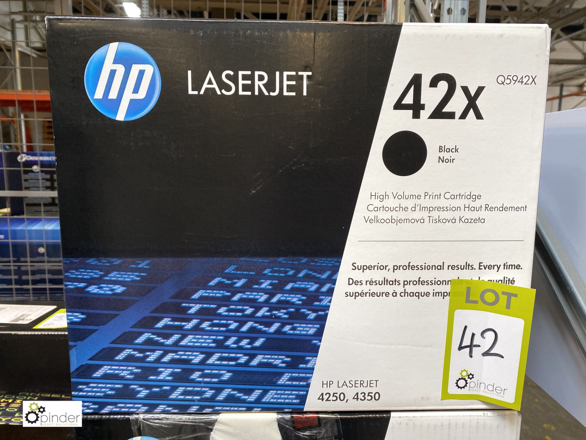 HP 42A Print Cartridge, black, boxed and unused