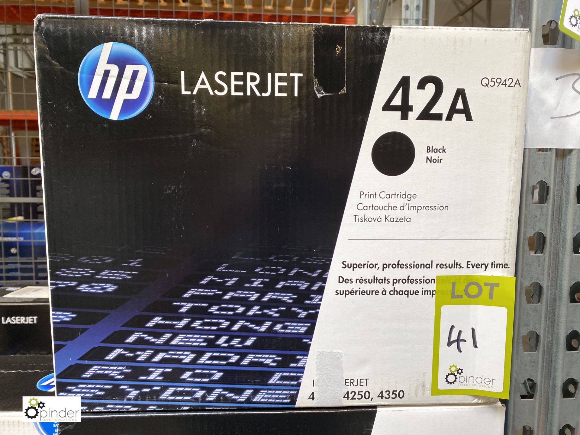 HP 42A Print Cartridge, black, boxed and unused