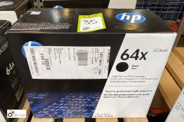 HP 64X Print Cartridge, black, boxed and unused