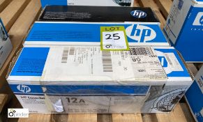 3 HP 12A Print Cartridges, boxed and unused