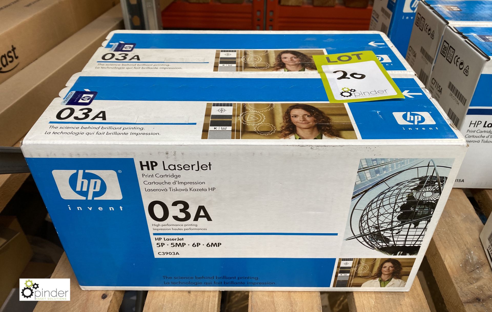 2 HP 03A Print Cartridges, boxed and unused