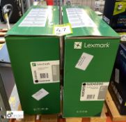 2 Lexmark 52D0ZOO One Return Program Imaging Unit, boxed and unused