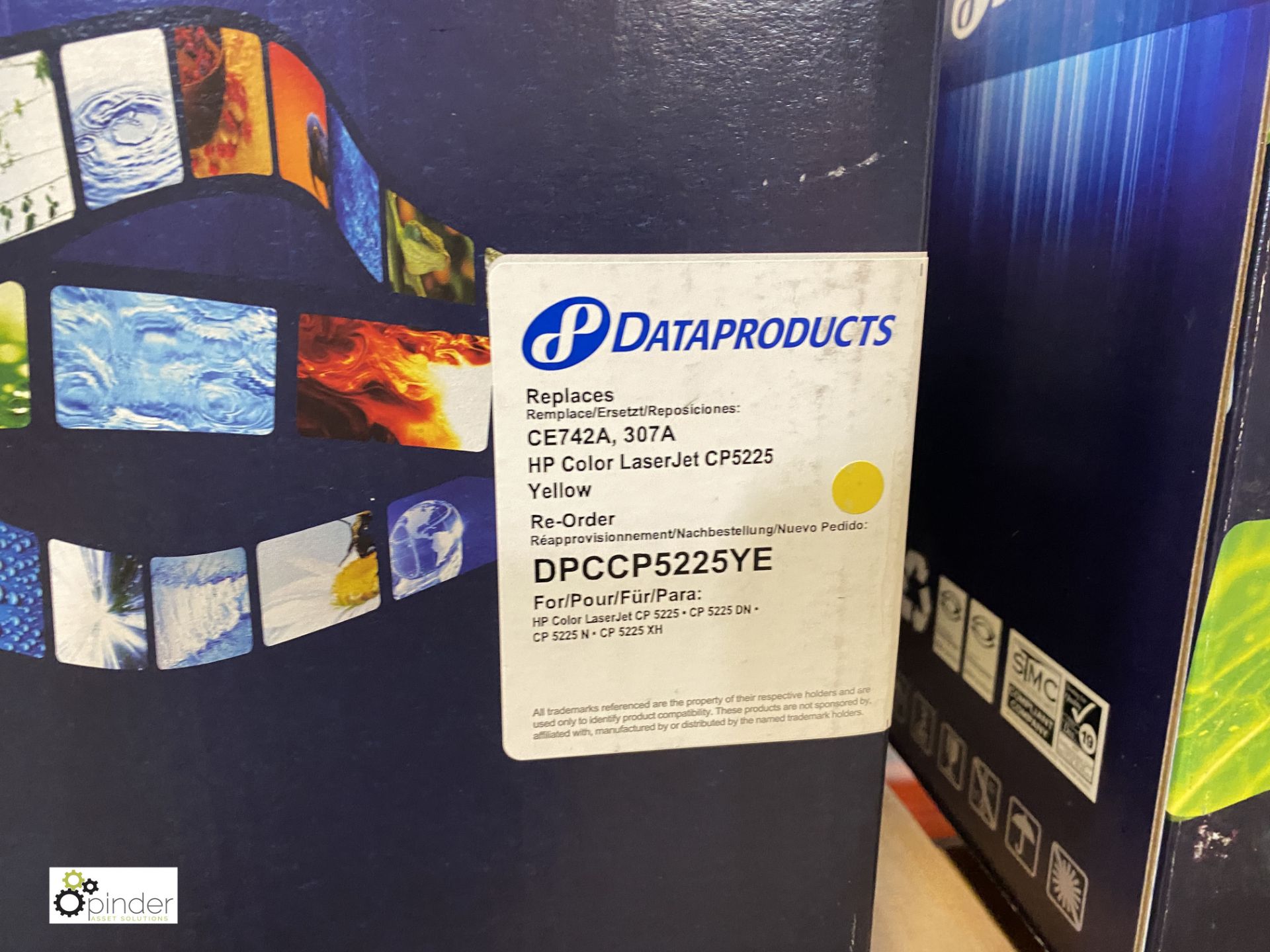 Data Products Toner Cartridge, yellow for HP CE742A, 307A, boxed and unused - Image 2 of 2