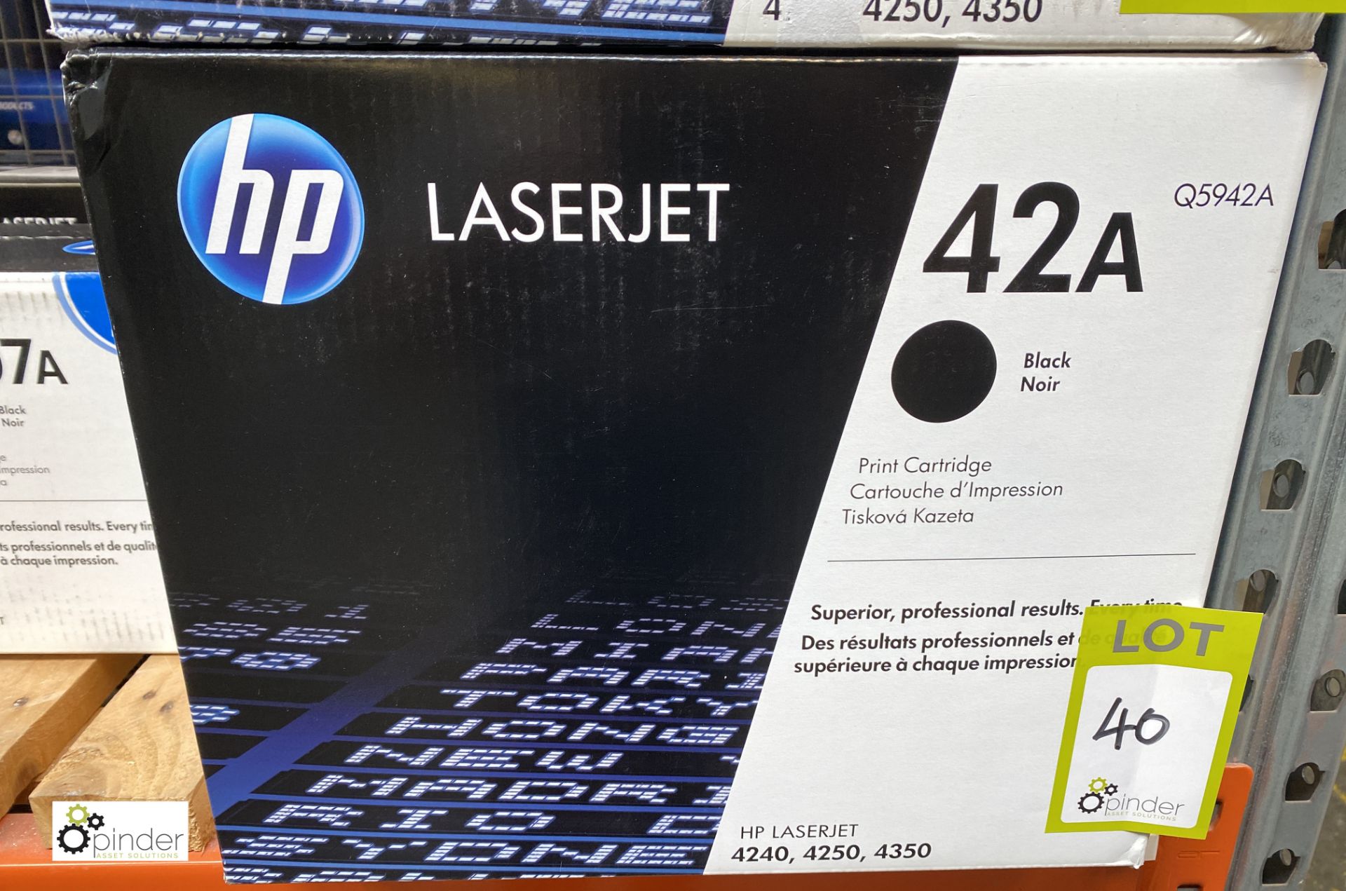 HP 42A Print Cartridge, black, boxed and unused