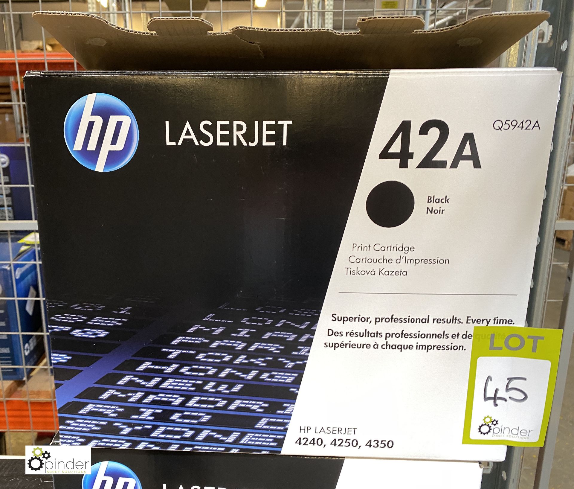 HP 42A Print Cartridge, black, boxed and unused