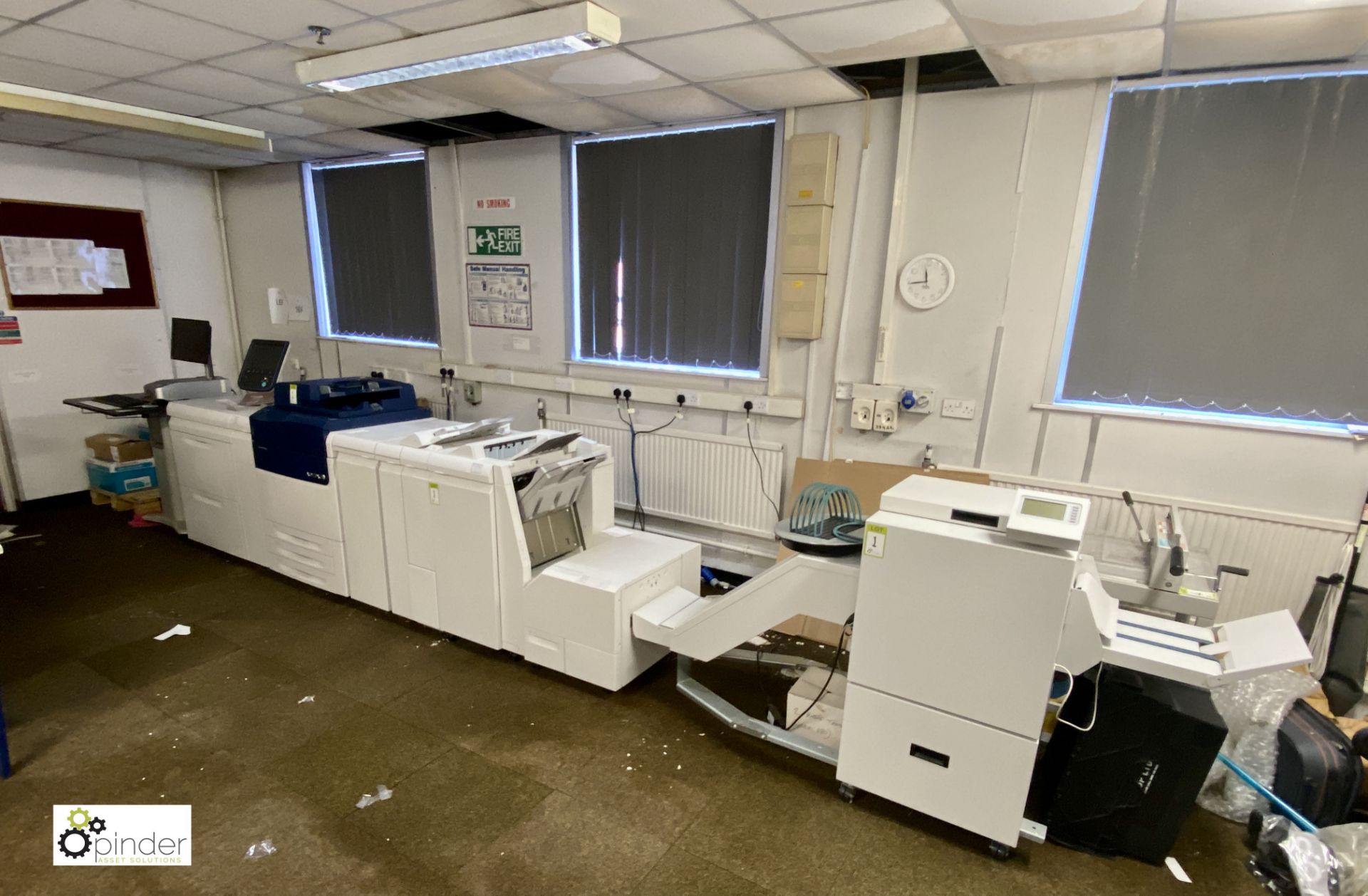 Xerox Versant 80 Digital Press, comprising Xerox EX80 Fiery, Paperdeck A-CF01, Versant 80 JB240 - Image 2 of 28