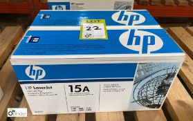 2 HP 15A Print Cartridges, boxed and unused