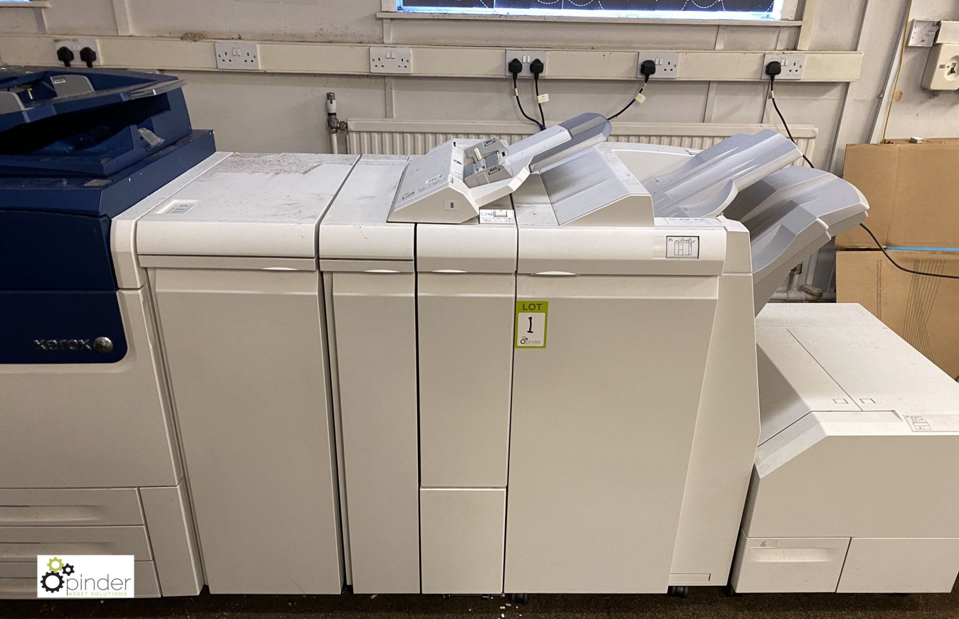 Xerox Versant 80 Digital Press, comprising Xerox EX80 Fiery, Paperdeck A-CF01, Versant 80 JB240 - Image 16 of 28