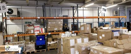 4 bays Dexion Pallet Racking comprising 5 uprights 3660mm x 900mm, 16 beams 2700mm, 8 timber slat