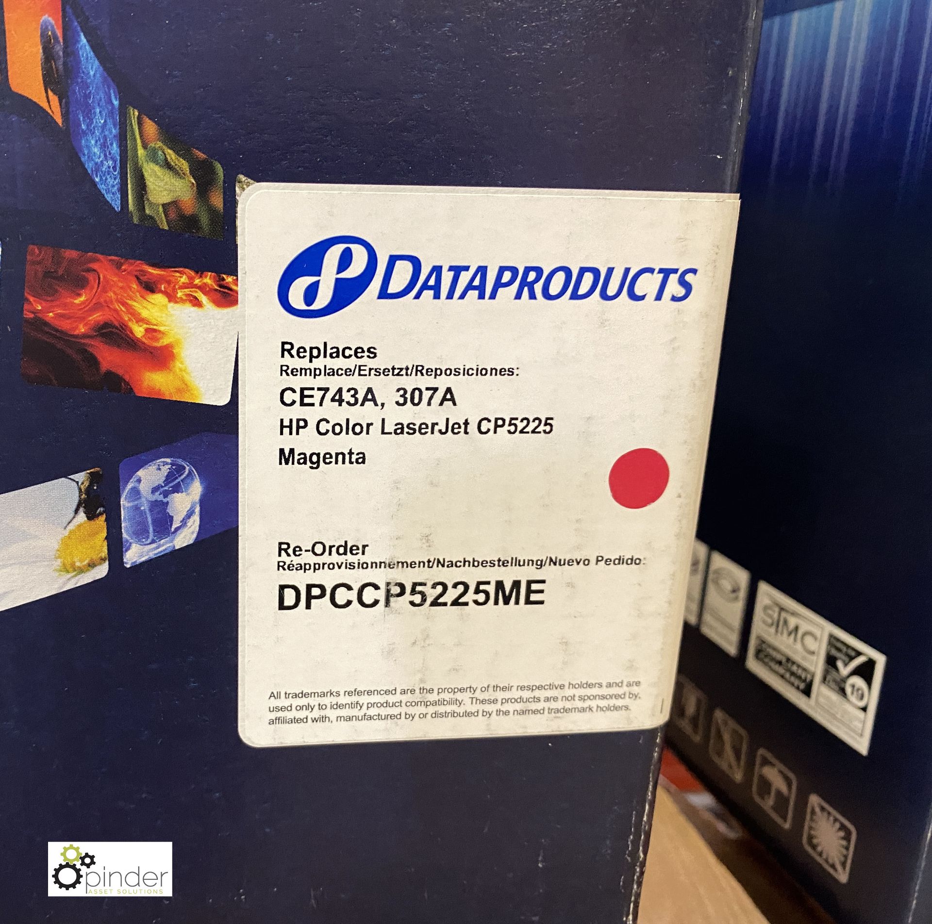 Data Products Toner Cartridge, magenta for HP CE743A, 307A, boxed and unused - Image 2 of 2